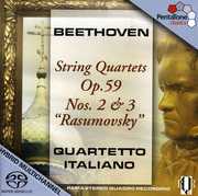String Quartets Op 59 2 & 3 , Ludwig van Beethoven