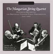 Historical Recordings 1937-1968 , The Hungarian Quartet