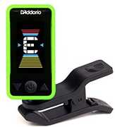 D'Addario PWCT17GN Eclipse Headstock Tuner - Chromatic - Clip On - For Guitar and Bass (Green)