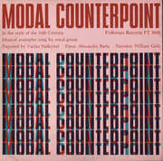 Modal Counterpoint in the Style of the 16th , William Geib