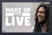 Bob Marley - Wake Up - 11x17 Framed Gel Coat Print 