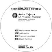 Performance Review , John Tejada