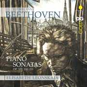 Piano Sonatas Op 109-111 , Elisabeth Leonskaja