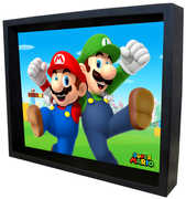 Super Mario - Mario & Luigi Pals - 8x10 Framed 3D Lenticular