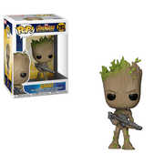 Funko POP! MARVEL: Avengers Infinity War - Teen Groot with Gun
