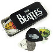Beatles 1CAB415BT1 Signature Guitar Pick Tins Logo 15Picks 
