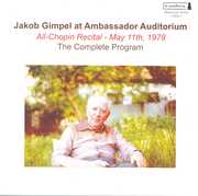 Ambassador Auditorium May 1978 , Jakob Gimpel