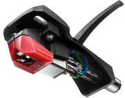 Audio Technica AT-VM95ML/ H Headshell/ Dual Moving Magnet Cartridge (Black/ Red) 