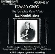 4 Pieces Opus 1 / Poetic Tone Pieces , Eva Knardahl