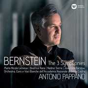Bernstein: Symphonies Nos. 1 - 3 Prelude Fugue & Riffs , Antonio Pappano