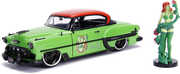 Jada Toys - DC Comics Bombshells Poison Ivy & 1953 Chevy Bel Air Die-cast Car, 1:24 Scale Vehicle, 2.75 Collectible Figurine 