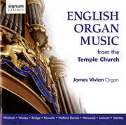 English Organ Music from Temple Church , James Vivian