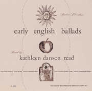 Spoken Literature of Early English Ballads , Kathleen D. Read