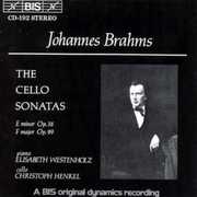 Cello Sonatas , J. Brahms