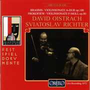 Brahms: Sta Op.100 / Prokofiev: Sta Op.80 , David Oistrakh