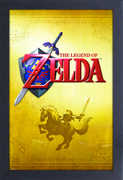 The Legend of Zelda - Gold - 11x17 Framed Gel Coat Print