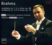 Symphonies Nos 1 & 2 , J. Brahms