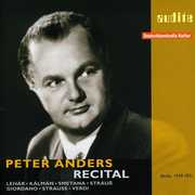 Peter Anders Recital , Peter Anders