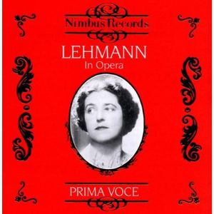 In Opera 1 , Lotte Lehmann
