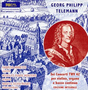 Sei Concerti TWV 42 (1734) Per Violino / Organo E , Fabrizio Ammetto
