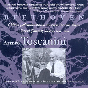 Missa Solemnis / Fantasia , Arturo Toscanini