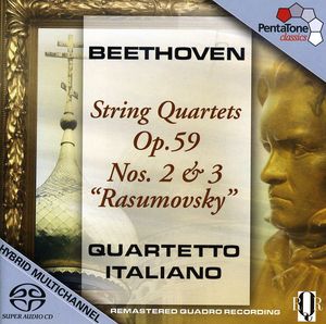String Quartets Op 59 2 & 3 , Ludwig van Beethoven