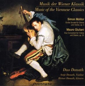 Viennese Music for Violin & Guitar By Molitor & , Duo Donath