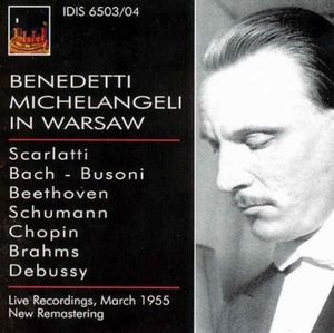 Michelangeli Arturo Benedetti , J.S. Bach