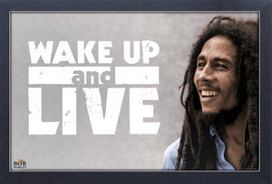 Bob Marley - Wake Up - 11x17 Framed Gel Coat Print