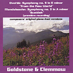 Symphony 9 & 3 Composer's Orig Piano Duet Versions , Goldstone & Clemmow Piano Duo