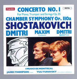 Piano Concerto 1 / Chamber Symphony Op 110A , Dmitri Shostakovich, Jr.