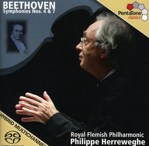 Symphonies 4 & 7 , Ludwig van Beethoven