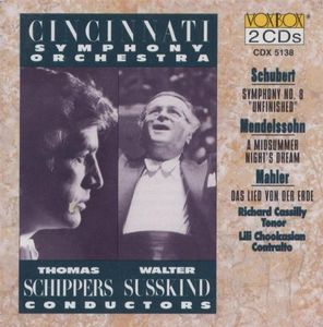 Schubert Mendelssohn Mahler