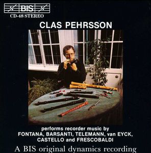 Sonatas By Fontana Barsanti / Telemann / Eyck , Clas Pehrsson