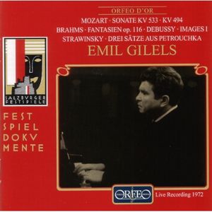 Sonata In F K 533 With Rondo K 494 , Emil Gilels