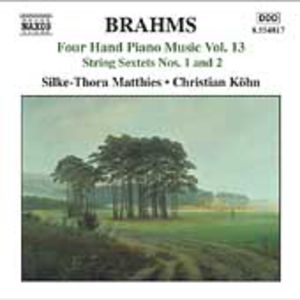Four Hand Piano Music 13 , J. Brahms