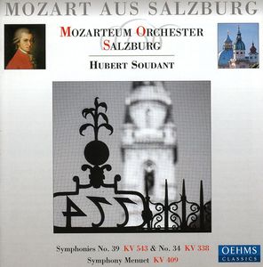Symphonies 39 & 34: Mozart Aus Salzburg 1 , Salzburg Mozarteum Orchestra