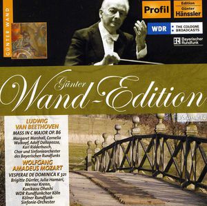 Mass in C Major Op 86 / Vesperae de Dominica K321 , Günter Wand