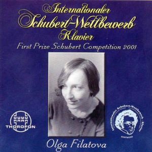 First Prize Schubert Competition 2001 , F. Schubert