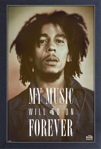 Bob Marley - Forever - 11x17 Framed Gel Coat Print