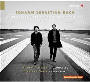 3 Sonatas for Viola Da Gamba & Harpsichord , J.S. Bach