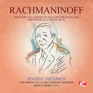 Rhapsody on Theme Paganini Piano & Orch G Min