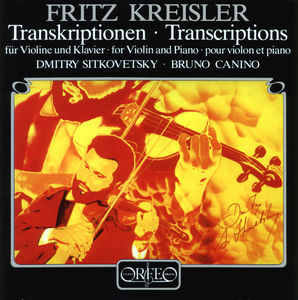 Transcriptions , Fritz Kreisler