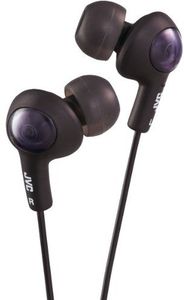 JVC HA-FR6-B Gumy Plus Earbud Headphones With Microphone (Black) 