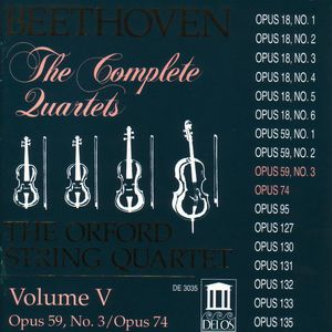Complete Quartets 5 , Ludwig van Beethoven