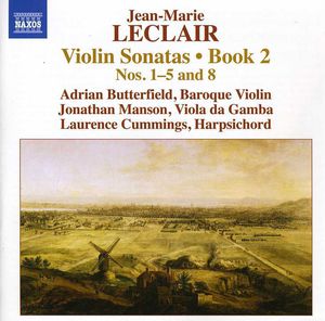 Violin Sonatas: Book 2 - Nos 1-5 & 8 , Adrian Butterfield