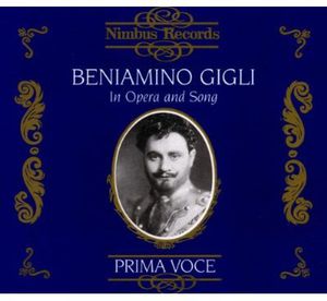 In Opera & Song , Beniamino Gigli