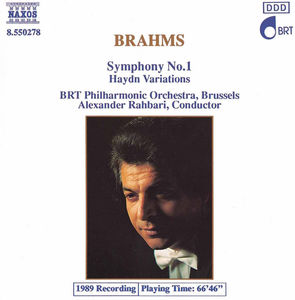 Symphony 1 / Variations on a Theme By Haydn , Alexander Rahbari