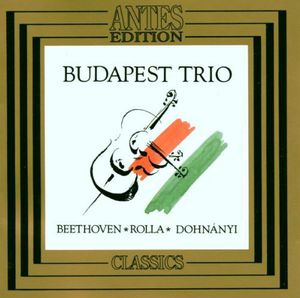Budapest Trio Plays Rolla Beethoven /  Dohnanyi , Budapest String Trio