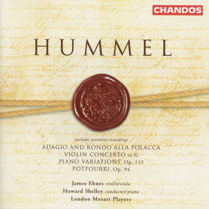 Hummel, J.N. : VN Con in E & G , Howard Shelley